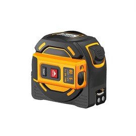 Laser Tape Measure, Digital Laser Rangefinder with LCD Display, 60m/197ft Laser Measure, 5m/16ft Tape Measure, Measuring Area/Volume/Distance/Pythagoras