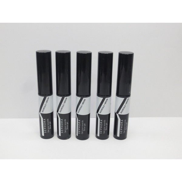 SEPHORA BROW GEL #01 CLEAR 0.12 OZ *LOT OF 5*