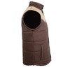 Western Welder Vest (Brown/Khaki, Large)