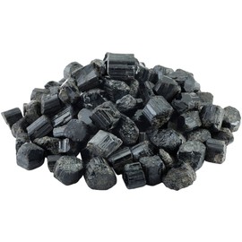 Nupuyai 460 g Raw Stones Gemstones Black Tourmaline Stones Healing Stones Decorative Stones Natural Stones for Reiki Healing Decoration