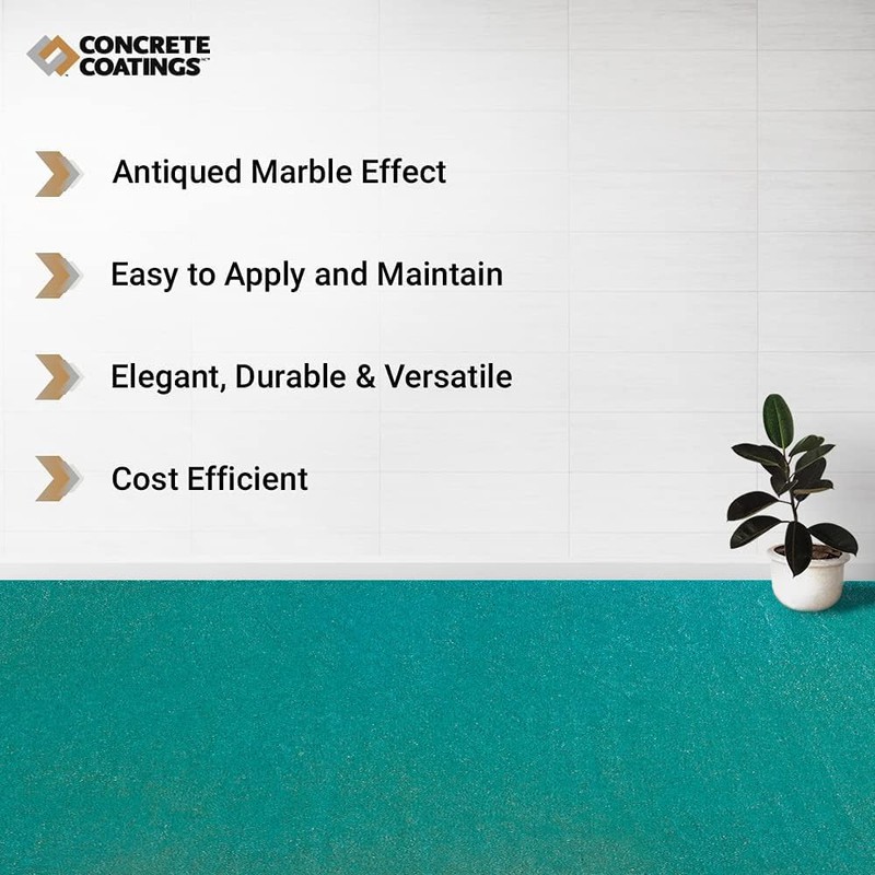 CC Concrete Coatings Vivid Acid Stain for Concrete | Turquoise