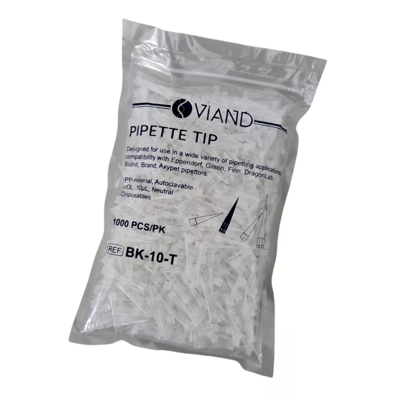 VIAND Puntas Esteriles Para Micropipeta 10ul Pk/1000 Viand
