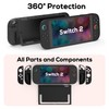TIKOdirect Protective Case for Switch 2, Hard PC Slim Dockable