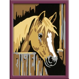Ravensburger 29582 Painting by Numbers 8.5 x 12 cm Horse in the Stable
