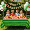 4 Pack Watermelon Rind Tablecloth Green Melon Rectangle Table Cloth
