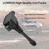 Set of 4 Ignition Coil Pack and Spark Plugs Fits