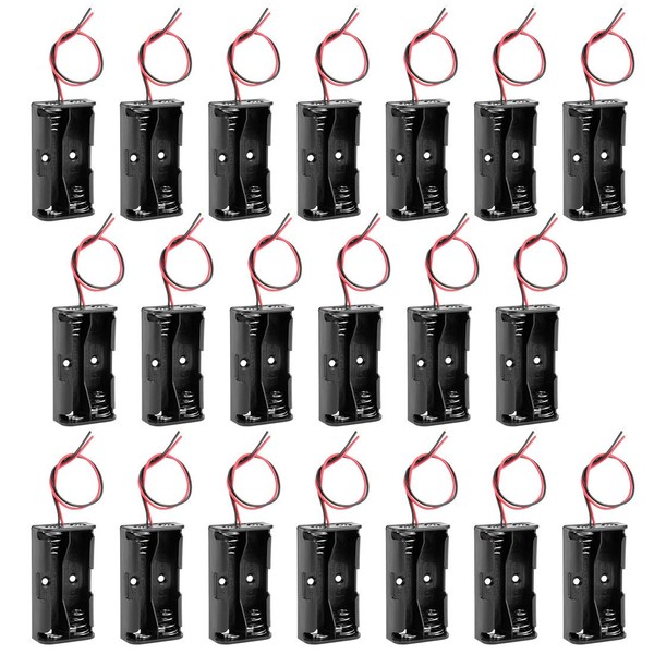 uxcell 3V Battery Holder Case Storage Box 2 x 1.5V