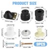 9-Piece Vibration Damper Set for Chainsaw, Rubber Buffer for MS240,