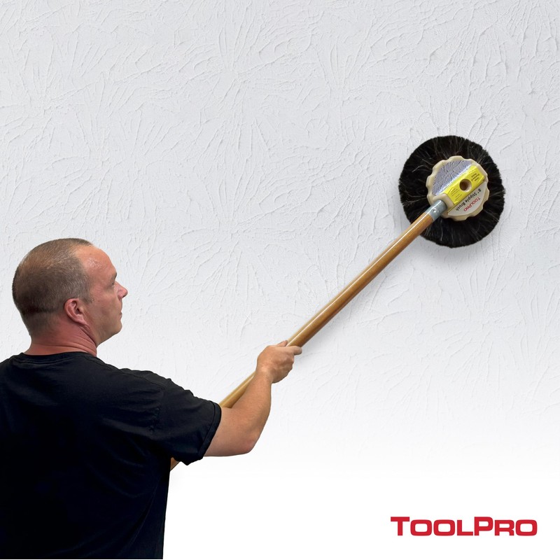 ToolPro 8-Inch Horse Hair Stipple Brush – Professional Texture Brush