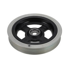 Hihaha No.231242B020 Engine Harmonic Balancer Crankshaft Pulley for Hyundai Accent 2012-2019 Harmonic Balancer Pulley Crank Pulley 6 Groove Durable