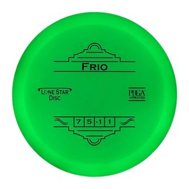 Lone Star Disc Glow Frio | Neutral Disc Golf Fairway Driver | Artist Stamp 170g+ | Durable & Smooth Premium Plastic | Straight Flight with Complete Control | Colors May Vary