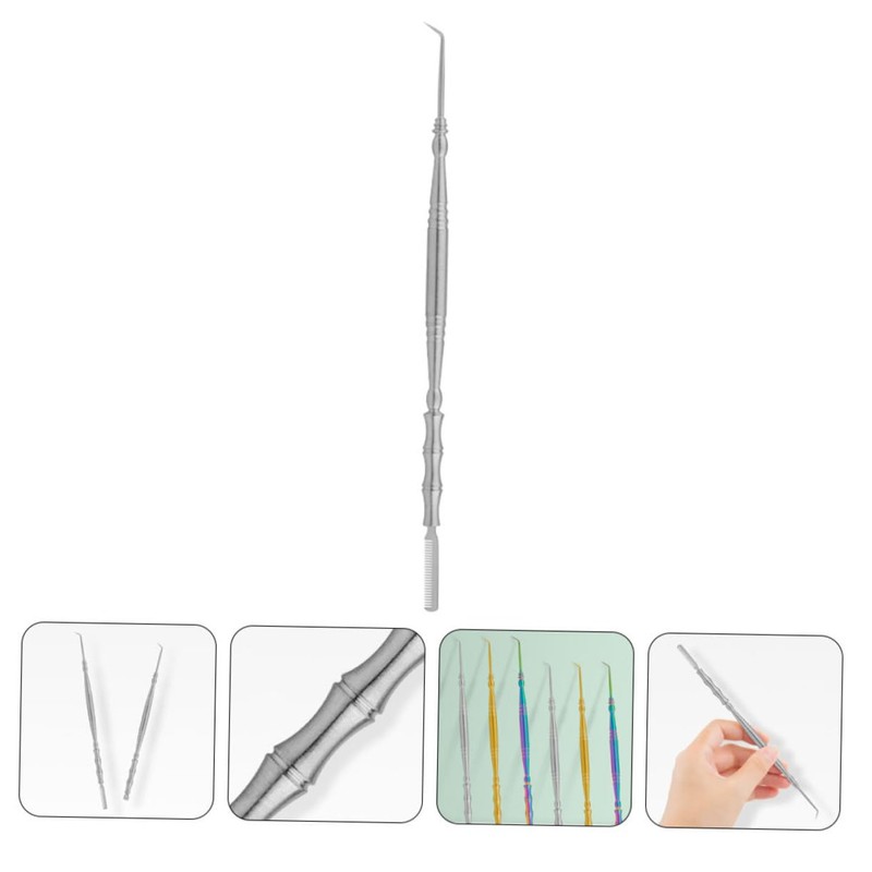 Frcolor Bamboo Eyelash Perm Stick Stainless Steel Eyelash Perm Assistant