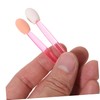 PACKOVE 100Pcs Dual Ended Sponge Eyeshadow Stick Brush Convenient Eye