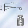 Eyrosa 8" Plant Hangers 6 Pack, Hanging Bracket for Wall