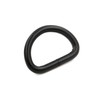 Wuuycoky 1" Inner Diameter Black D Rings Buckles D-ring Non-welded