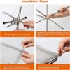 Snblzhef Portable Bonfire Campfire Fire Pit Collapsing Stainless Steel Mesh