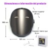 Máscara Led Bluetooth Halloween Cosplay Con Adultos Y Niños