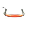 TADAFA Retro Motorcycle Seat Frame Hoop Upswept Loop with LED