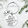 Grandmother Grandson Keychain Gifts from Grandma Nana Grandmother Birthday Christmas