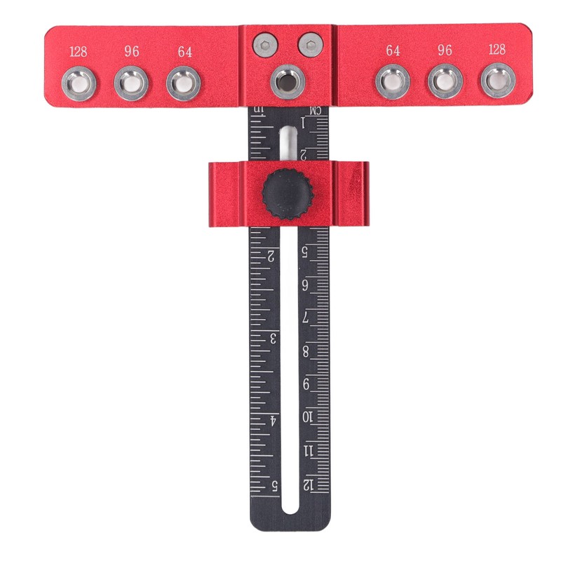 Cabinet Hardware Jig Aluminum Alloy Drawer Pull Drill Guide Adjustable