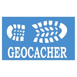 EZ-STIK Geocacher *I668* 8inch Sticker Decal