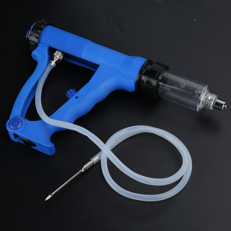 Cattle Sheep and Pigs Veterinary Potting Gun Feeding Container Automatic