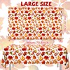 Lenyunge Fall Tablecloth,Maple Leaf Tablecloth 3pcs Waterproof Plastic Thanksgiving Tablecloth,Rectangle