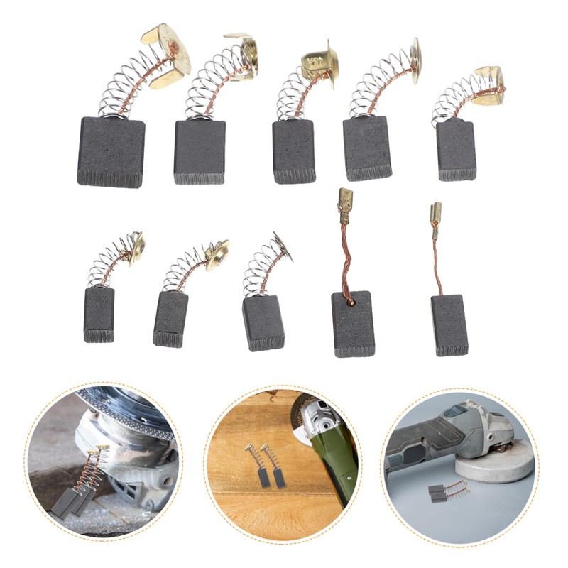 Mobestech 20pcs Electric Motor Carbon Brushes for Angle Grinder and