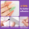 Makartt Nail Glue with Glue Remover Kit, 5pcs Strong Nail