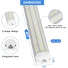 4FT LED Shop Light, 66W 6000K 10560LM White Light Linkable