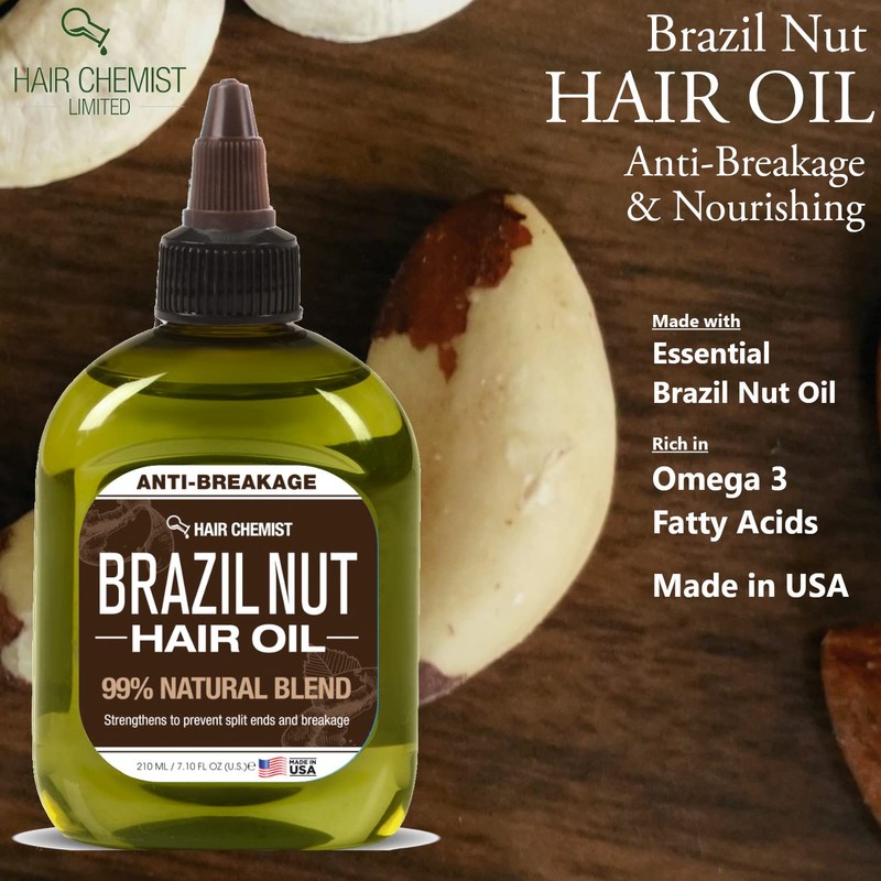 Hair Chemist 99% Natural Hair Oil - Brazil Nut 7.1