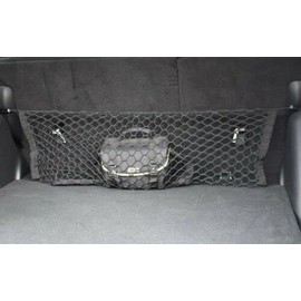 EACCESSORIES EA Trunk Rear Seats Organizer Cargo Net for Ford EcoSport 2018-2022 – Envelope Style Cargo Net for SUV - Premium Mesh Car Trunk Organizer Vehicle Carrier Storage–Compatible with EcoSport