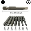 BkkvimTorx Star 6-Point Screwdriver Bit Set, Magnetic Security Tamper Resistant