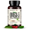 BRAINEFFECT Premium Krill Oil Capsules Omega 3 | 100% Krill