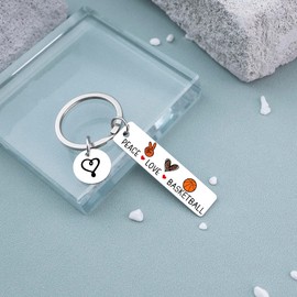 Crizaor Basketball Team Gifts Basketball Stuff Cheer Gifts Inspirational Basketball Keychain Bulk Birthday Gifts For Basketball Team Coach Player Brother Basketball Coach Accessories