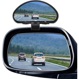 KEWAYO Toter Winkel Spiegel Auto, Wasserdichter HD Blind Spot Spiegel, Premium Einstellbar 360° Weitwinkel Seite Rückspiegel für Universellen Auto SUV RV Fahrzeugen Motorrad