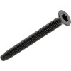Bcp Fasteners 5/16-18 x 2-1/2” (300 Qty) Black Flat Head