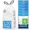 Reli. Custom Fit G Trash Bags (120 Count) Fits Simplehuman