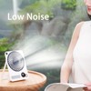Portable Desktop fan, ultra-thin foldable wall-mounted with night light, ultra-quiet,