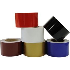 LinearDesigns Two Inch Solid Stripe for Auto Truck Boat - 3mil Vinyl - 2" x 50' - Black