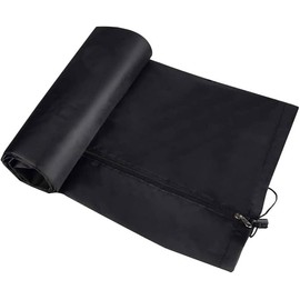 Tuvwxyza Funda Impermeable de Tela Oxford 210d para Tendedero Rotativo y Plegable de Jardín (Negro, 1)