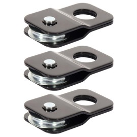 AUTOMUTO Heavy Duty New 8,800 lbs Snatch Block 4 T Recovery Winch Pulley off road ATV UTV Tow Black 3pcs