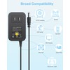 Aclorol Universal Power Adapter 30W 12V 9V 7.5V 6V 5V