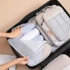 QUINTRA Compression Pack Cubes 3/4 Set Compressible Packing Cubes with