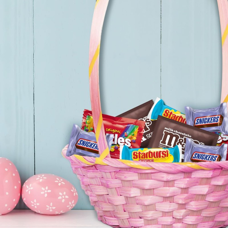 Mars M&M'S, SKITTLES, SNICKERS & STARBURST Easter Basket Stuffers Variety