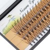 BODERMINCER 10D 60pcs Black Handmade False Eyelashes Natural Long Individual