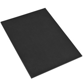 Rubber Soling Sheet for Shoe Soles Repair Boot Heels Replacement, 1/4 Inch Thickness, Black