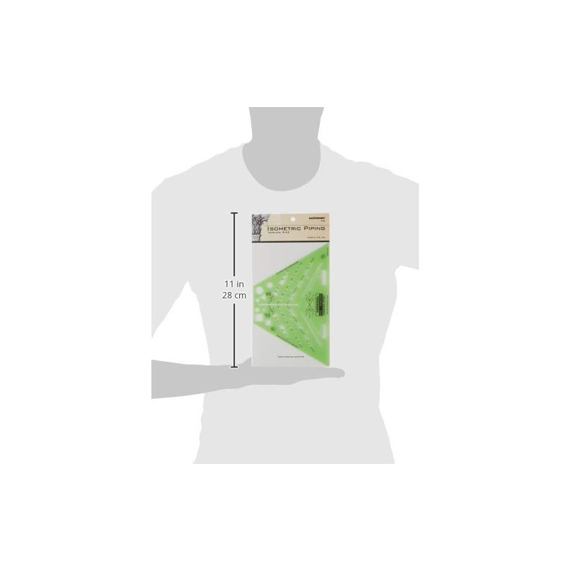 Rapidesign Isometric Piping Template, 1 Each (R43)