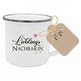 Manufaktur Liebevoll Mugs with [German Language] Printed Sayings and Gift Tags for Many Occasions / Gift Idea for Birthdays, Thank You and Christmas