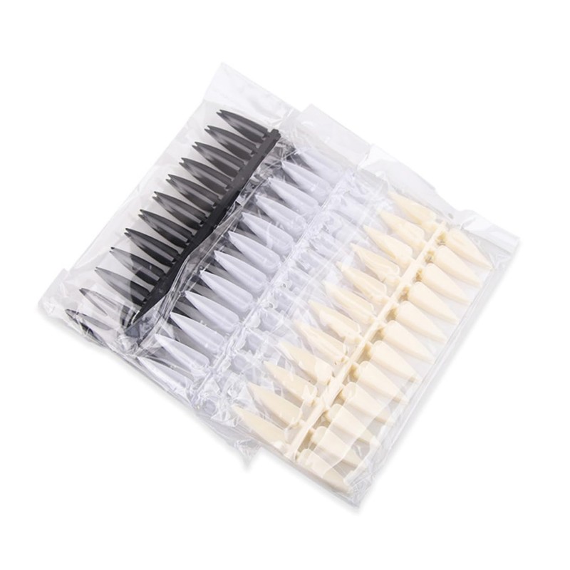 Healvian 2sets Nail Art Display Board Panels Transparent Nail Color